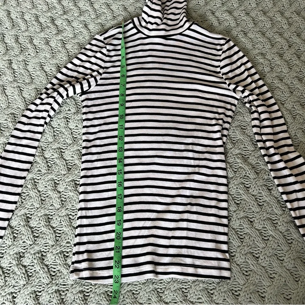 Splendid - Turtleneck in Black/White Stripe - Picture 7 of 10